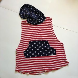 Festive muscle tank top